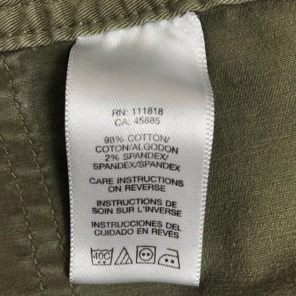 MICHAEL Michael Kors Green Khaki Shorts Size 12 - Picture 4 of 8